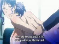 Anime lady gets banged from behind